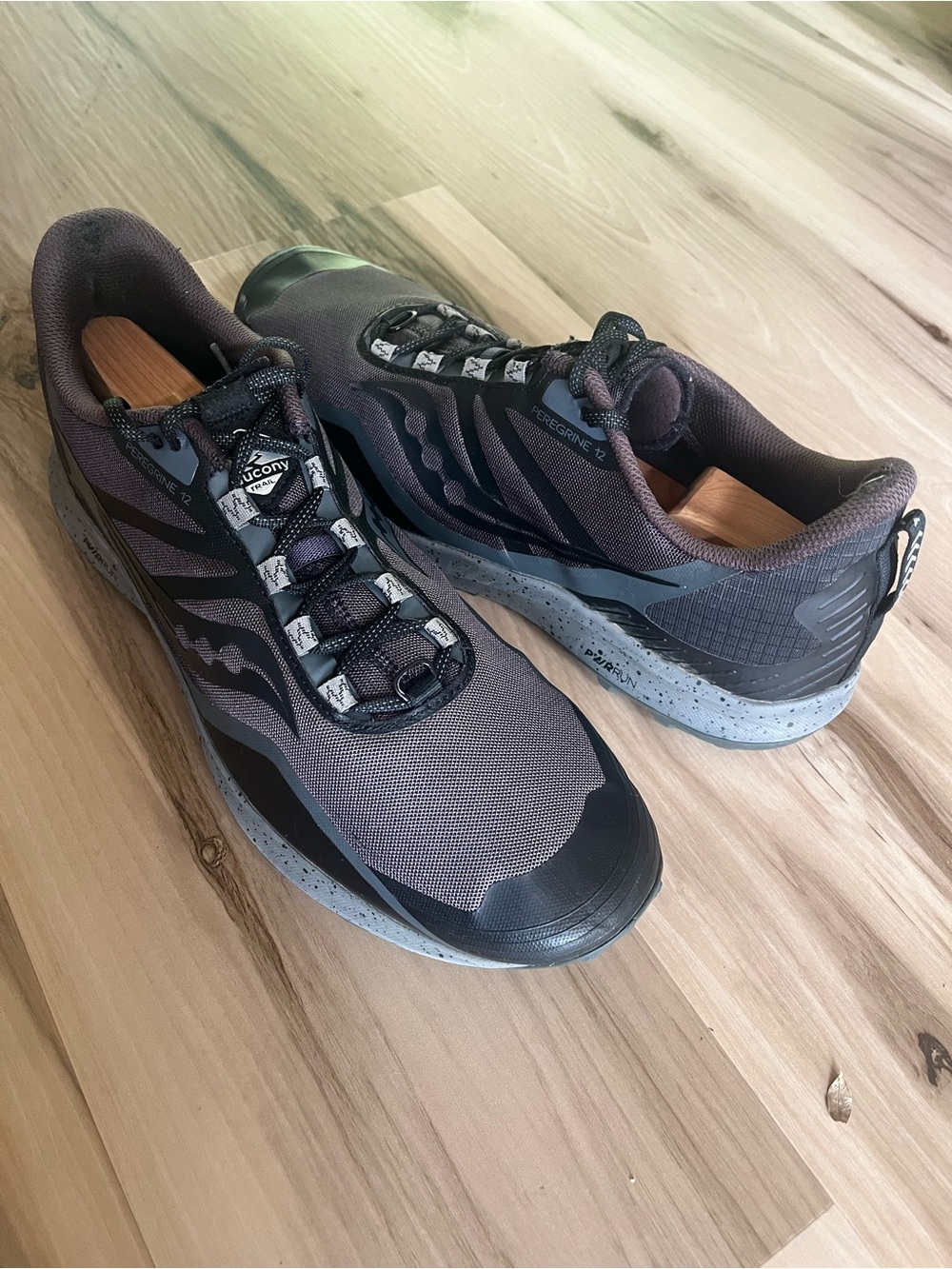 Saucony Peregrine 12 Men's Trail Running Shoes US 13 Medium Gray/Black